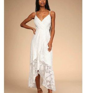 Lulu's Long White Dress